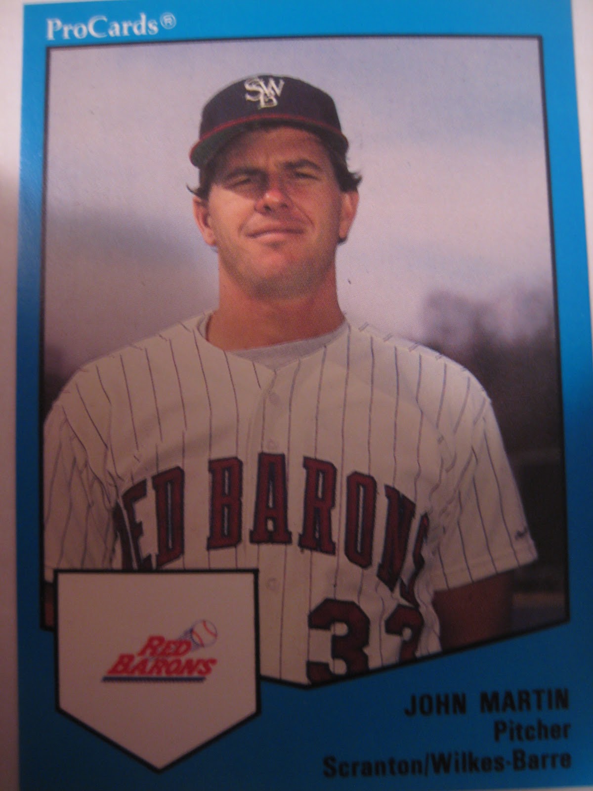 Baseball Cards Come to Life! 1989 Scranton Wilkes Barre Red Barons
