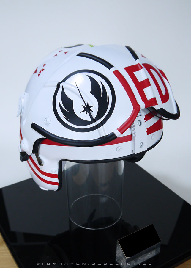 toyhaven Customised 11 scale Star Wars Jedi pilot helmet