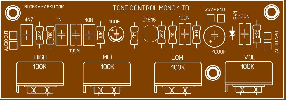 Cara Membuat Tone Control Sederhana Satu Transistor Ideias