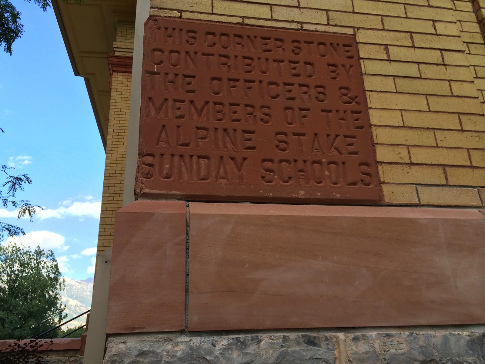 TABERNACLE HISTORY Alpine Stake Tabernacle