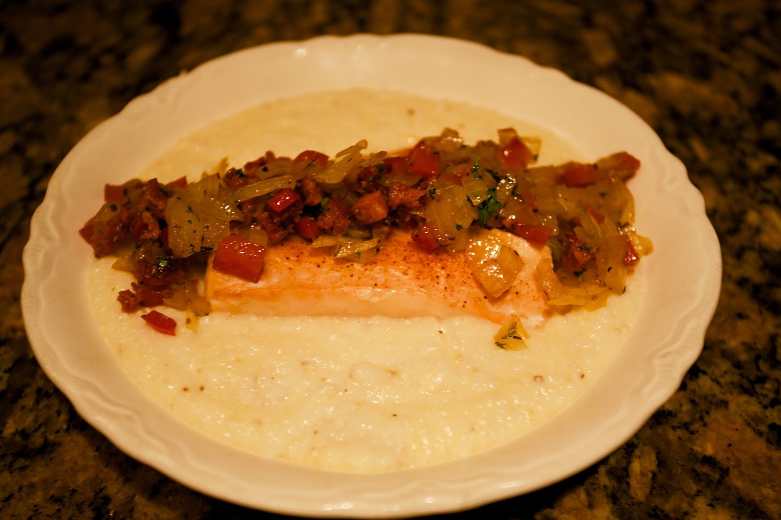 Salmon and Grits
