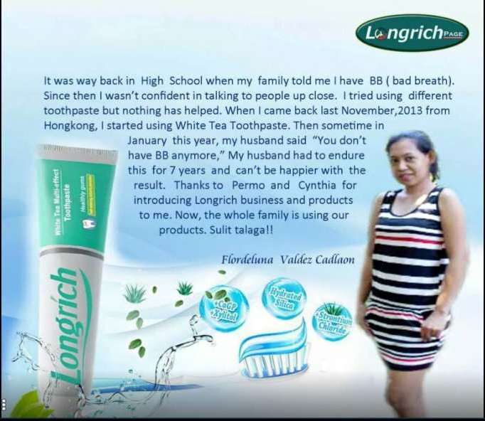 LONGRICH HERBAL TOOTHPASTE Longrich Grace
