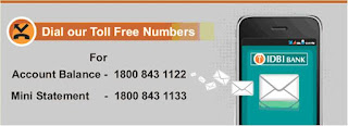 IDBI Bank Missed Call Account Balance IDBI Bank Missed Call Account Balance