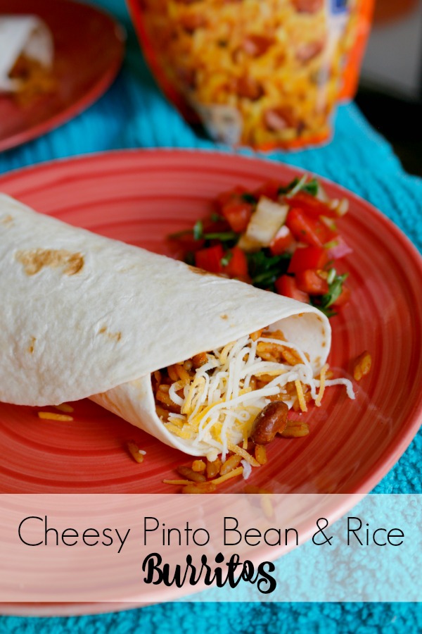 Kid Friendly Cheesy Pinto Bean and Rice Burritos Jordan's Easy