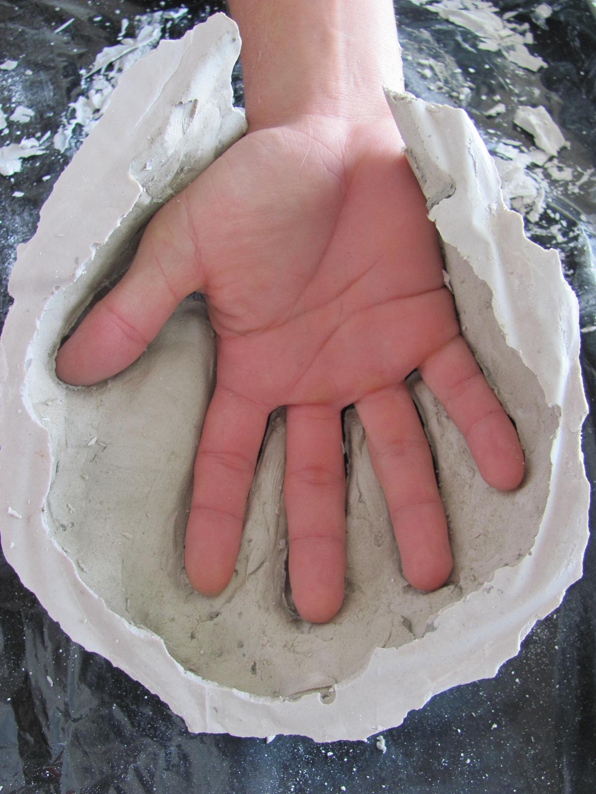 centavo Monumento pegar Modelado moldes y reproducciones: Molde simple de la mano
