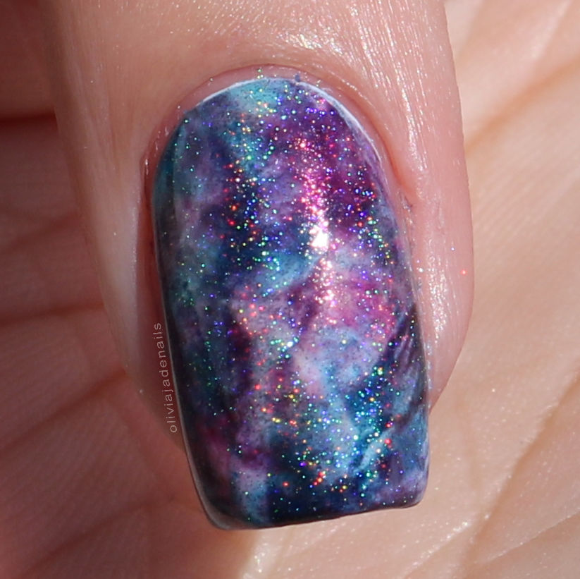 The Digit-al Dozen Does Vampy: Day Three Smoosh by Olivia Jade Nails