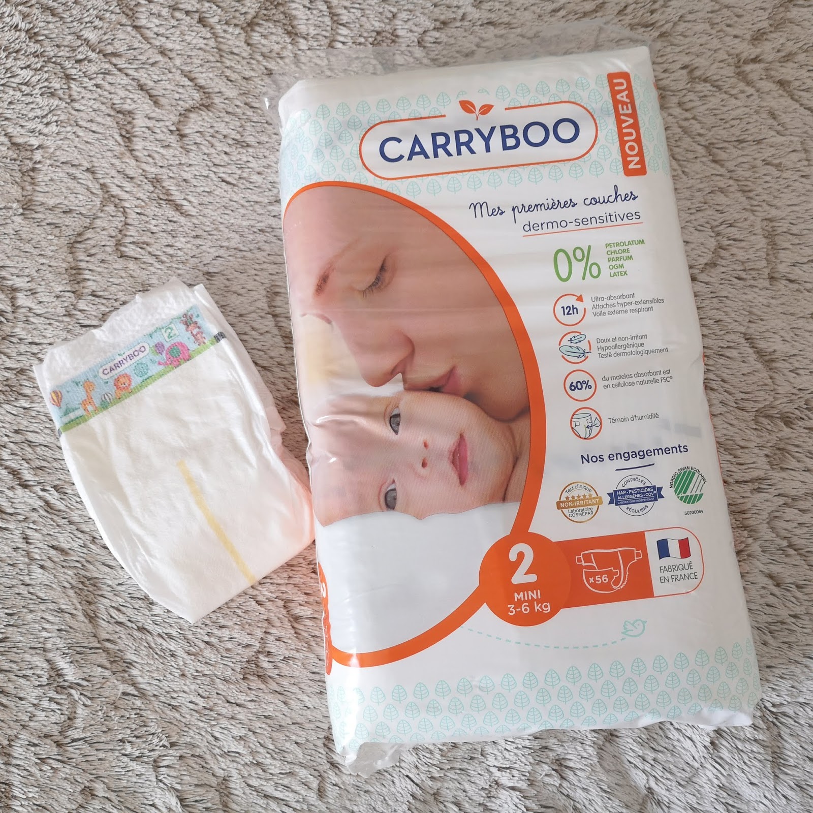 Le Blog de Lorraine Carryboo, des couches made in France pour bébé