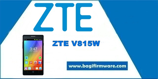 Firmware dan Cara Flash ZTE V815W Tested (Scatter File)