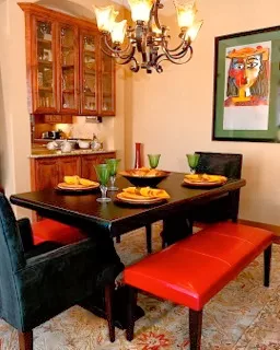Eclectic Design Dinning Room