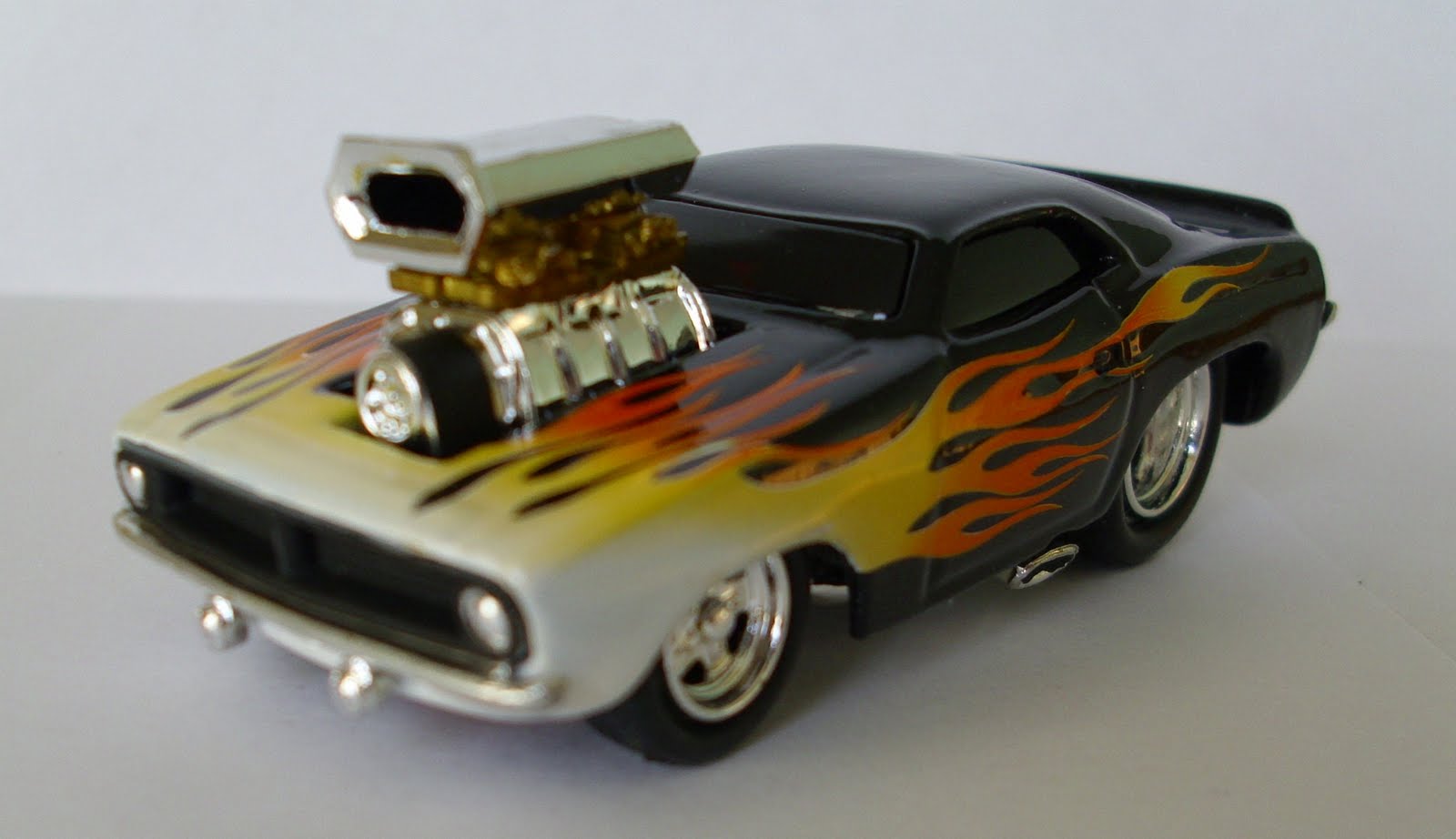 Black With Flames Diecast Post your Muscle Machines!
