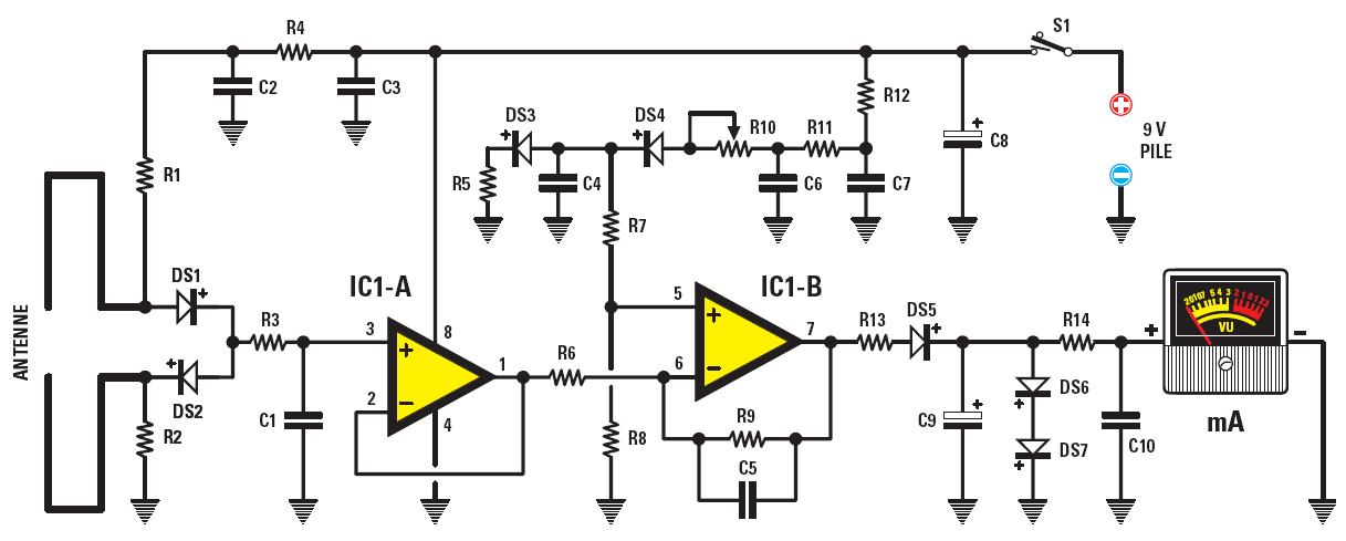 Schema electrique d'un four a micro onde