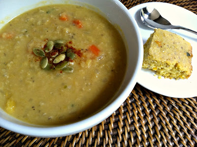 The Canary Files: Red Lentil and Acorn Squash Soup