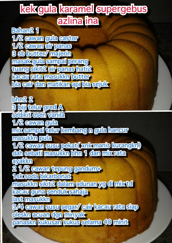~eRnIeY~: Resepi Kek By Azlina Ina