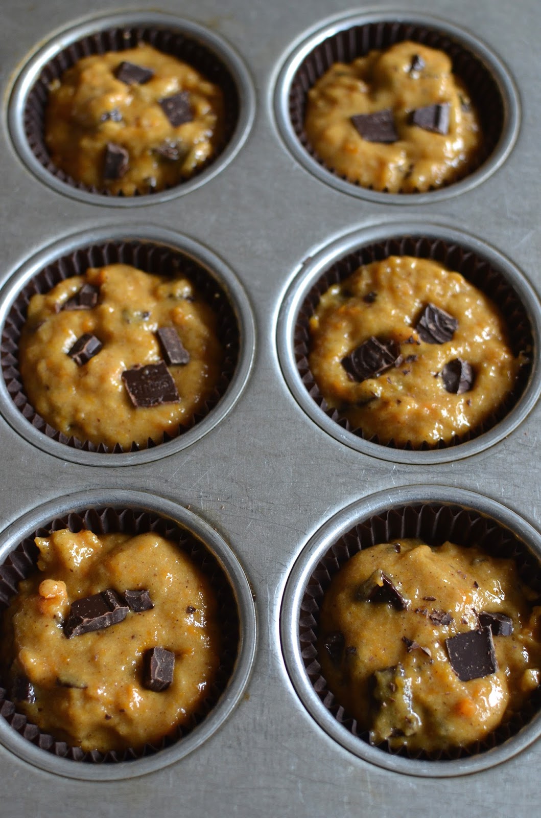 Playing with Flour Sweet potatochocolate chunk muffins