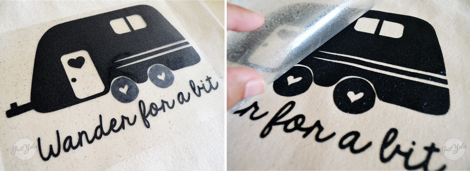 JustYolie DIY Ironon Canvas Travel Tote