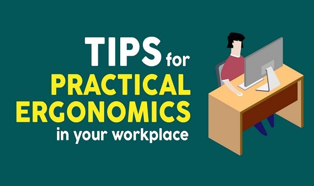 Image: Tips For Practical Ergonomics In Your Workplace #infographic
