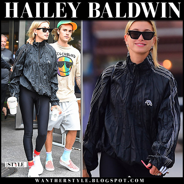 hailey baldwin adidas jacket