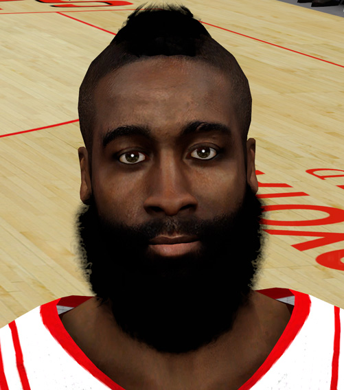 NBA 2K14 James Harden Face Mod