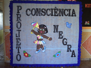 Painel: projeto Consciência Negra