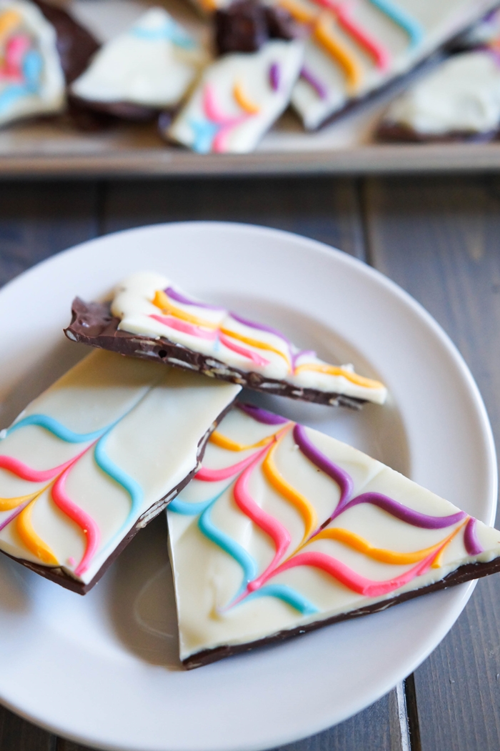 Marbled Chocolate Bark...for Easter or any occasion! 