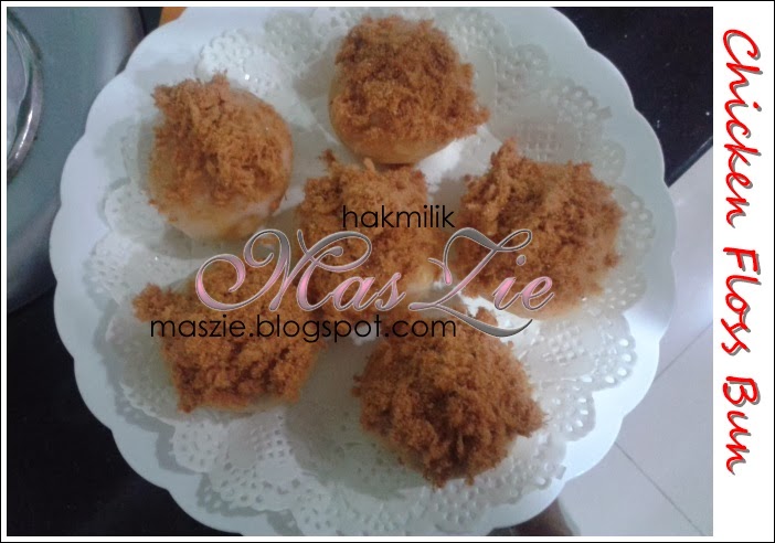 Chicken Floss Bun Resepi