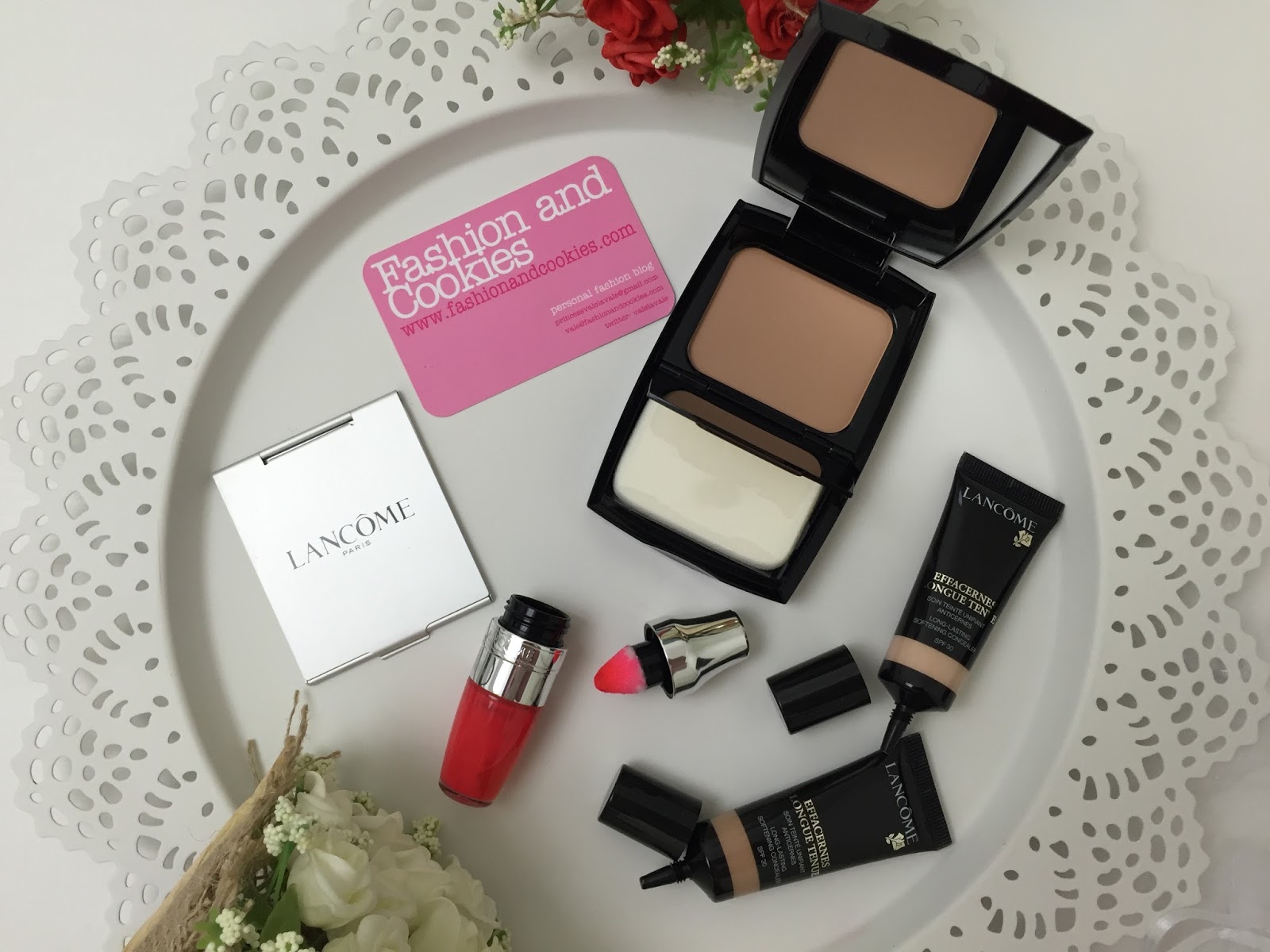 Lancôme Effacernes Longue Tenue concealer and the brand new Teint Idole Ultra Compact foundation review on Fashion and Cookies beauty blog, beauty blogger