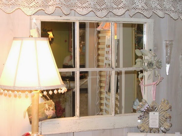 Decorate with recycled windows environments