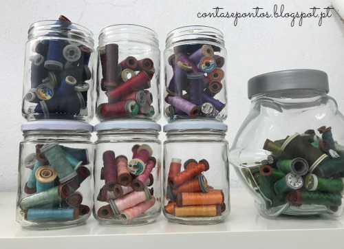 Craft room - arrumação de linhas Craft room - arrumação de linhas