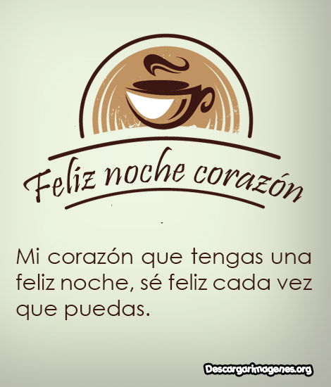 Desear buenas noches a mi corazón.