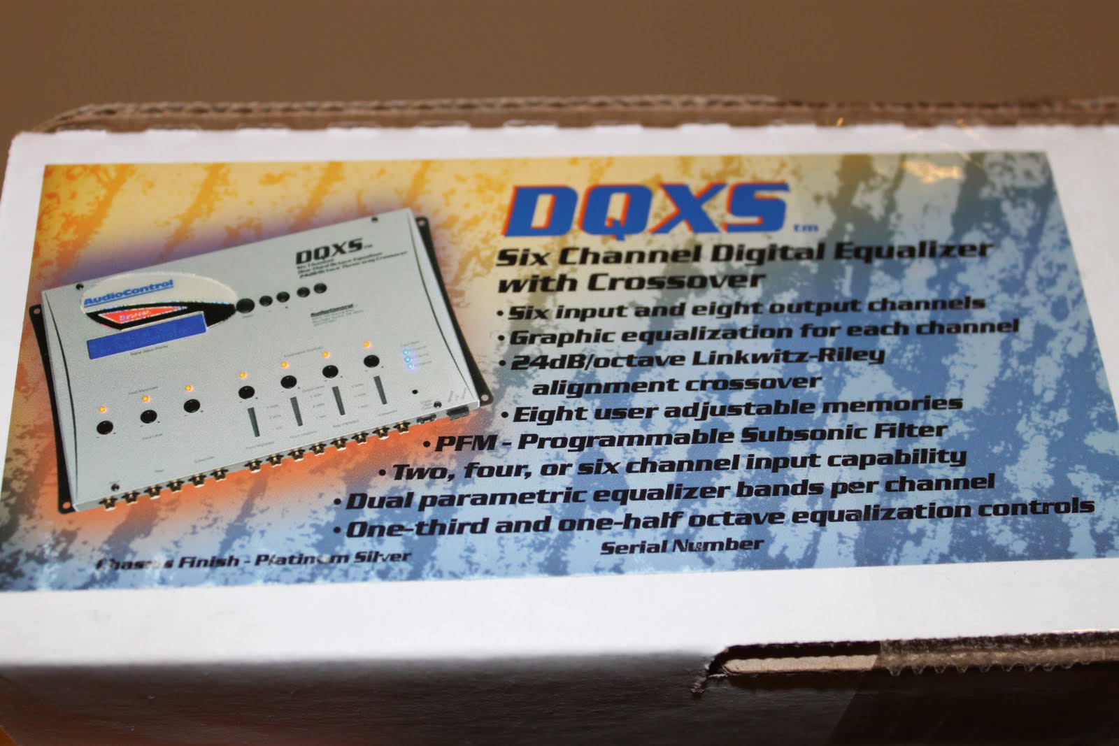 Stereowise Plus AudioControl DQXS Six Channel Digital Crossover and Equalizer With Memory