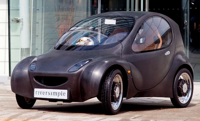 Riversimple hydrogen car early prototype
