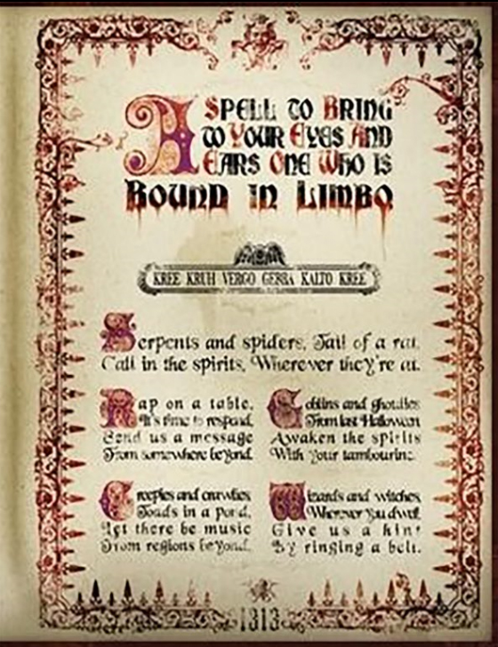 A Disney Halloween Spell Book Pages