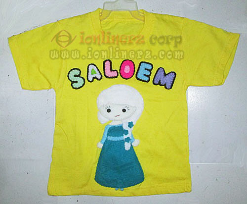 Kaos / Baju Flanel Anak Karakter Kartun Elsa Frozen Kaos / Baju Flanel Anak Karakter Kartun Elsa Frozen