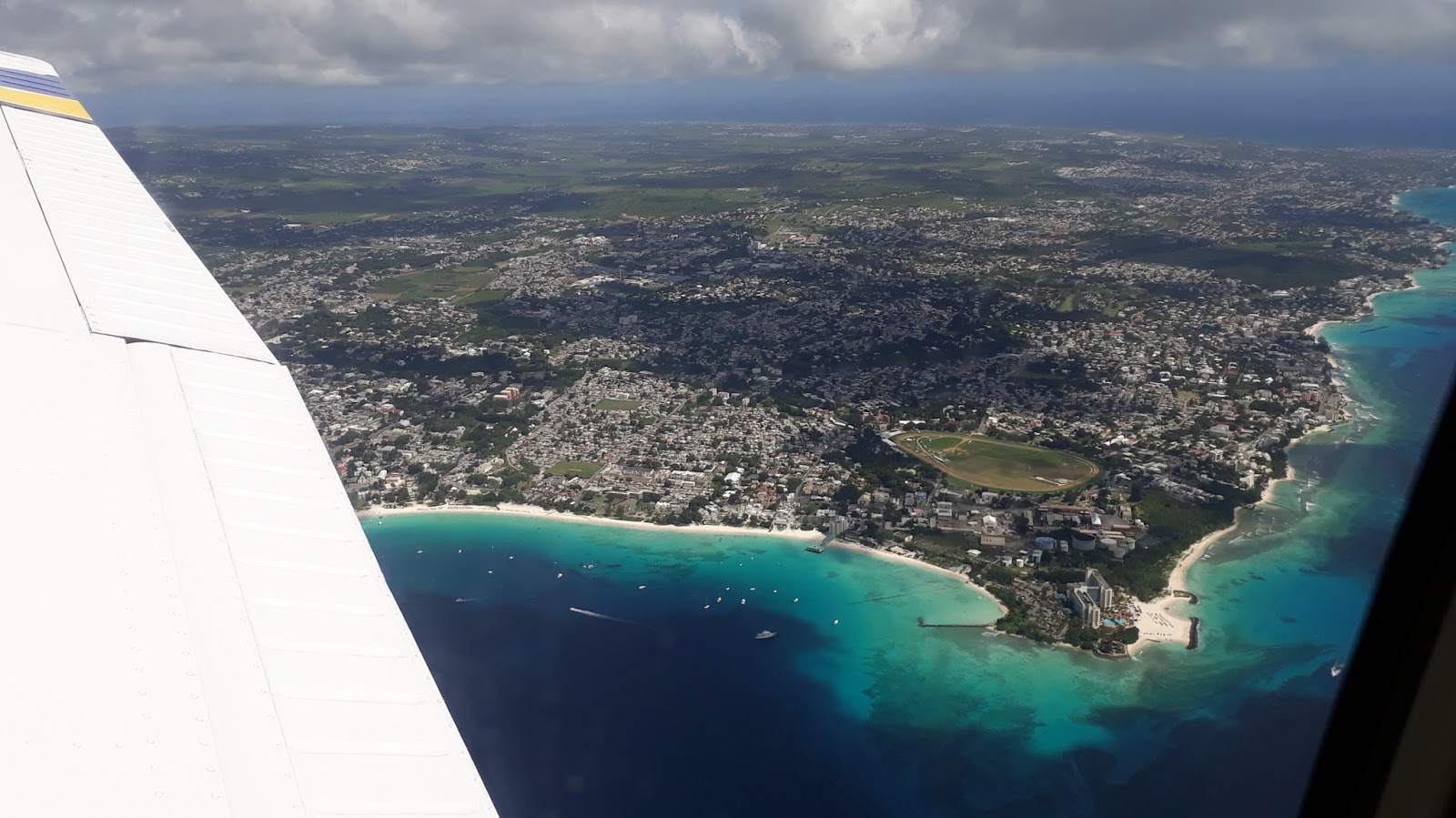 Travel with Kevin and Ruth Scenic flight around the island of Barbados
