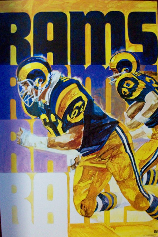 Pro Football Journal 1972 Stancraft NFL Posters by Bartell