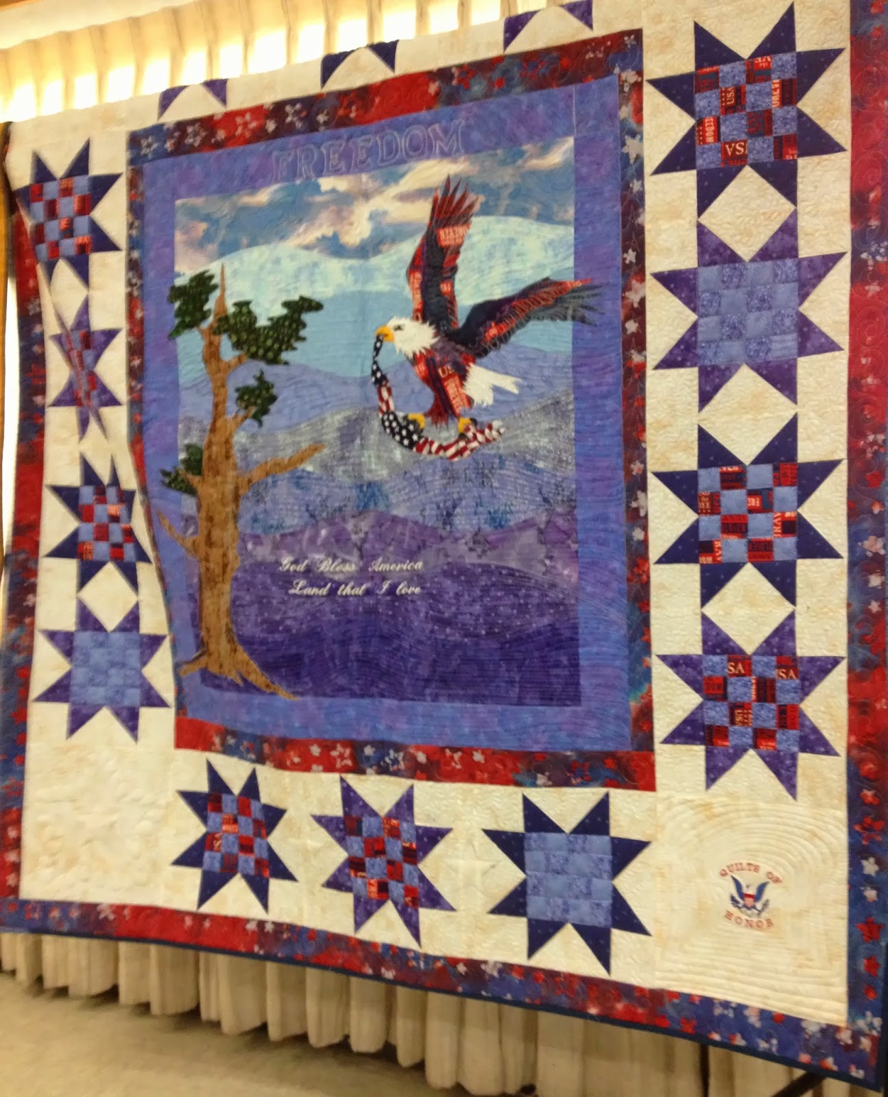 Moonbear Longarm Quilting Quilts of Honor for Veterans Day