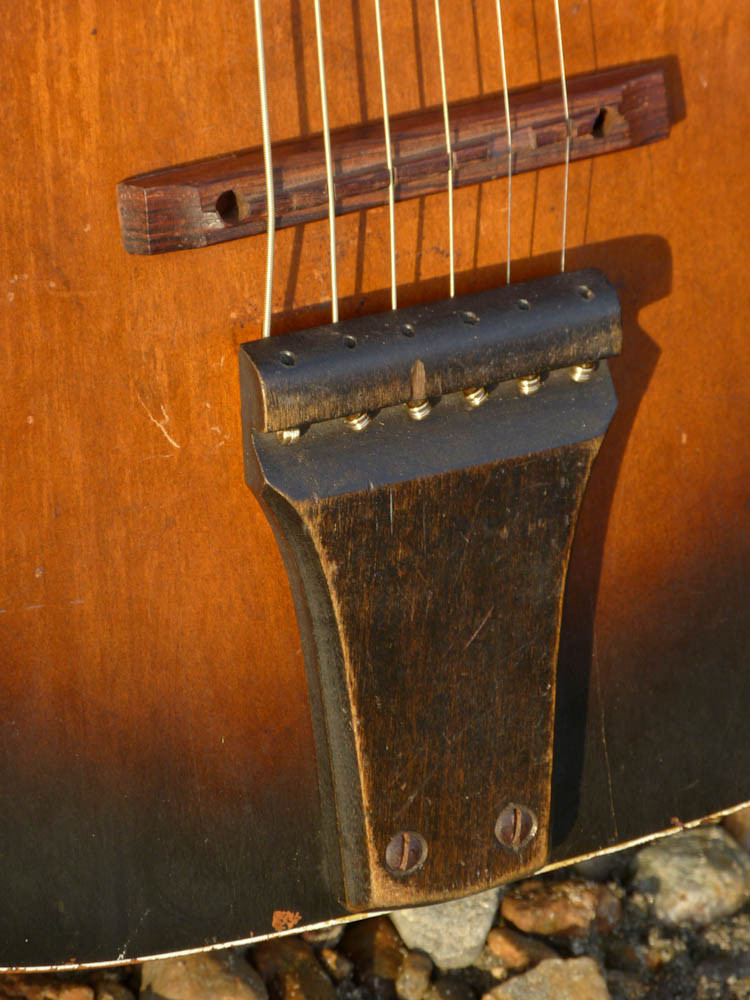 1940s Harmony H918 Stella Tailpiece Parlor Guitar