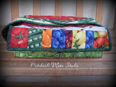 Patchouli Moon Studio~Fabric Bento Style Lunch Tote