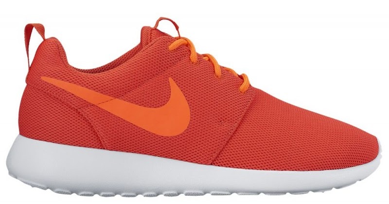 orange running shoes nike
