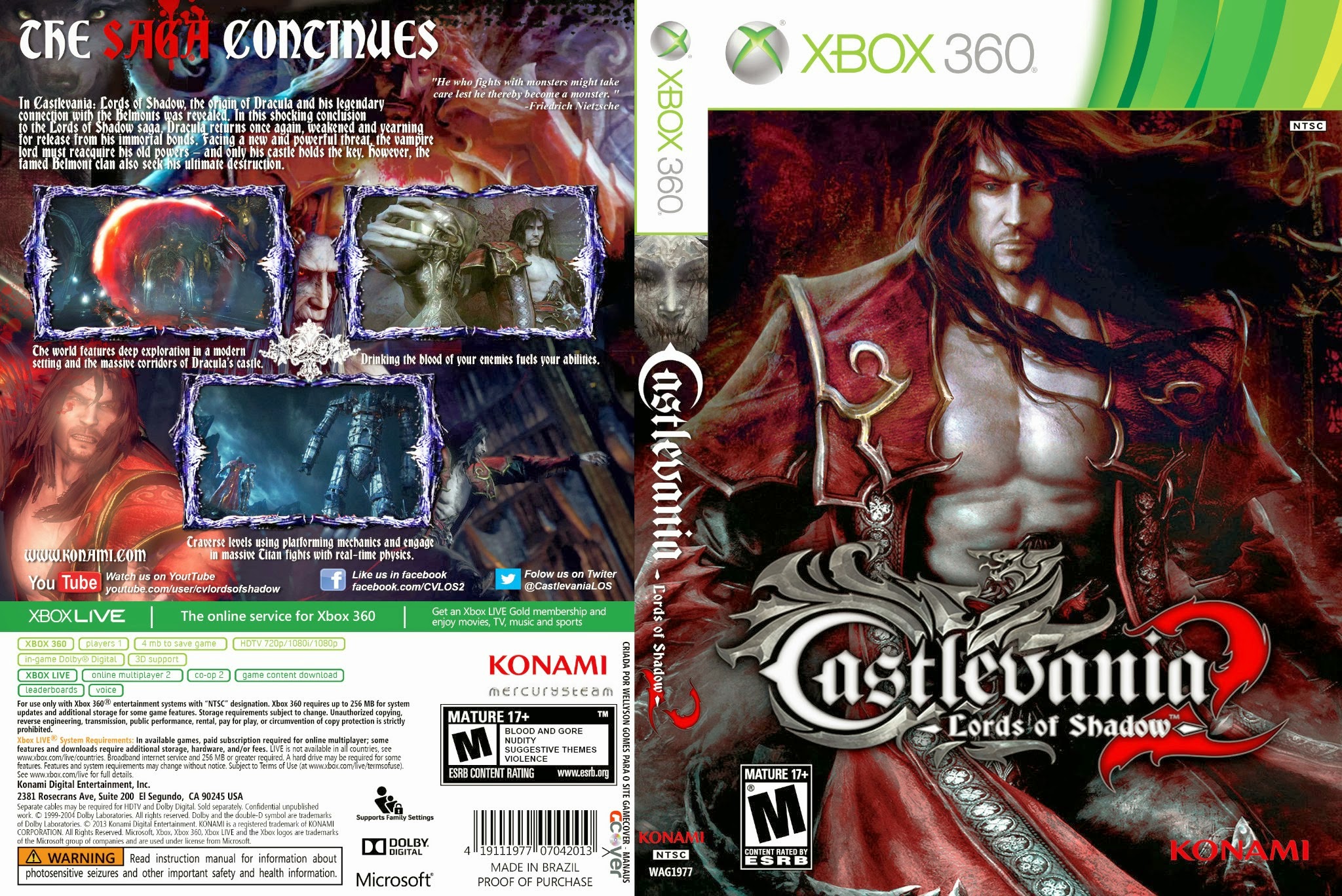 Jogo Castlevania: Lords of Shadow 2 - Xbox 360 no Shoptime