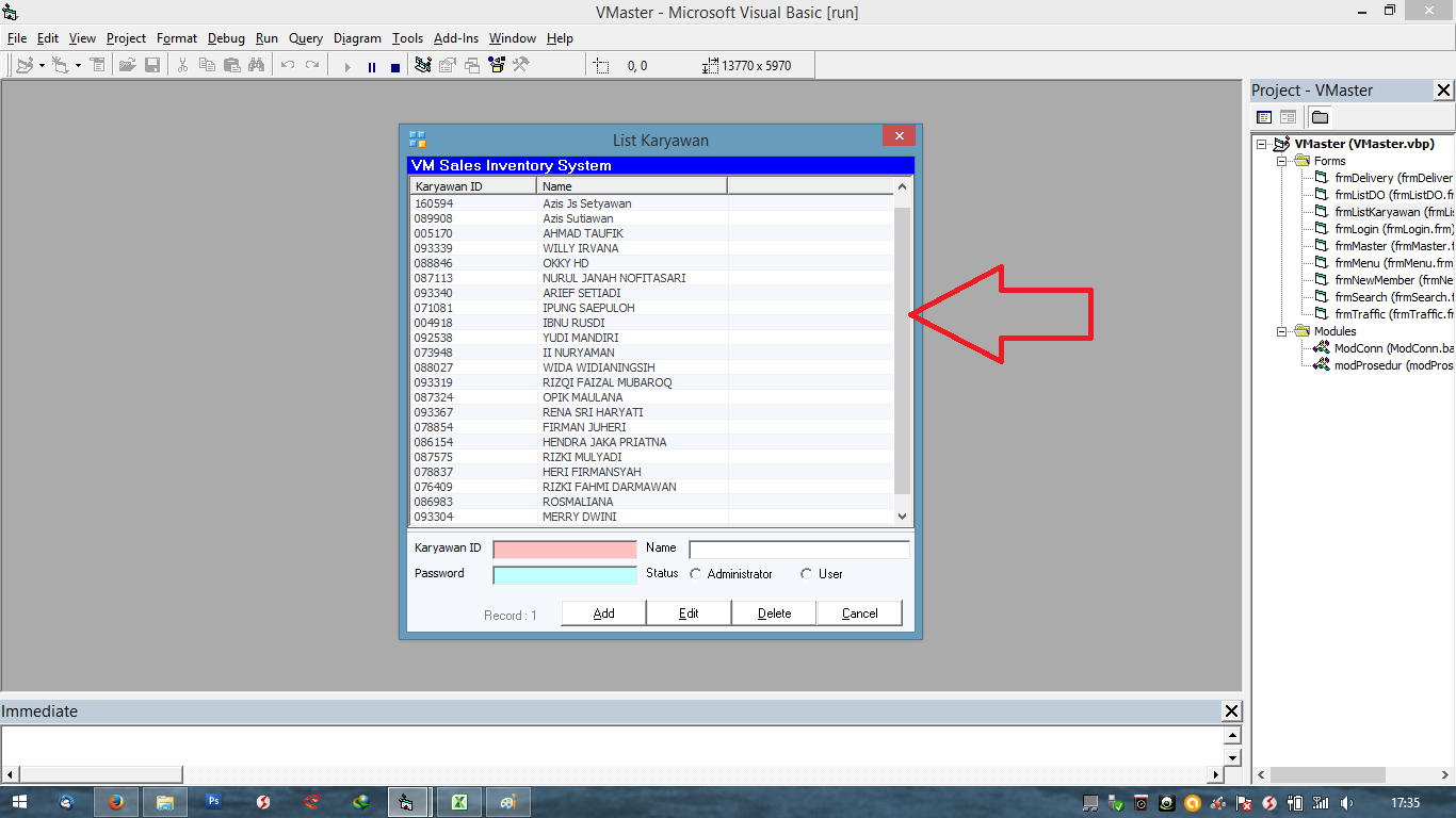 How to use Scrollbar in ListView VB6 [Tutorial AzisJS] Wilujeng