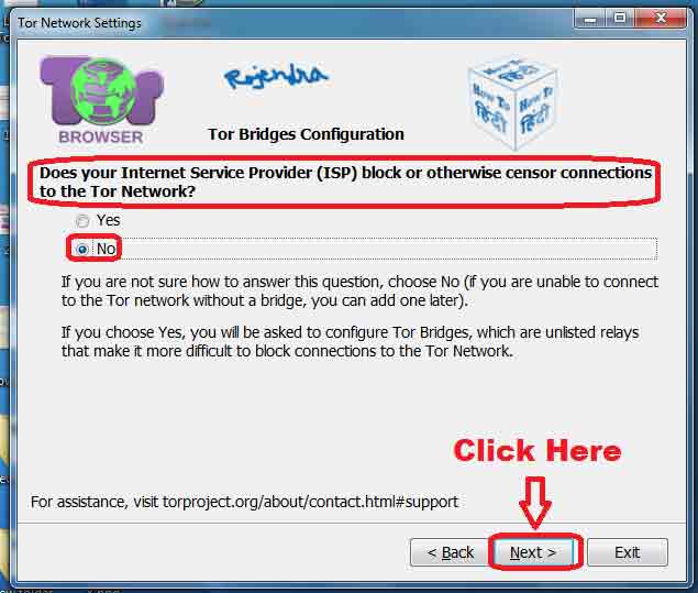 configure browser to use tor