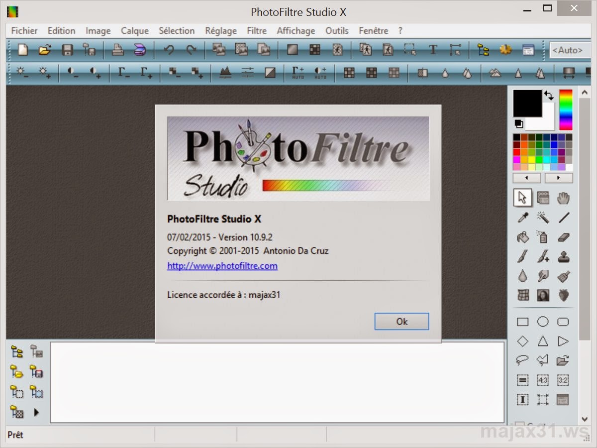 Majax31 PhotoFiltre Studio X 10.10.1 Inclus Serial (Software)