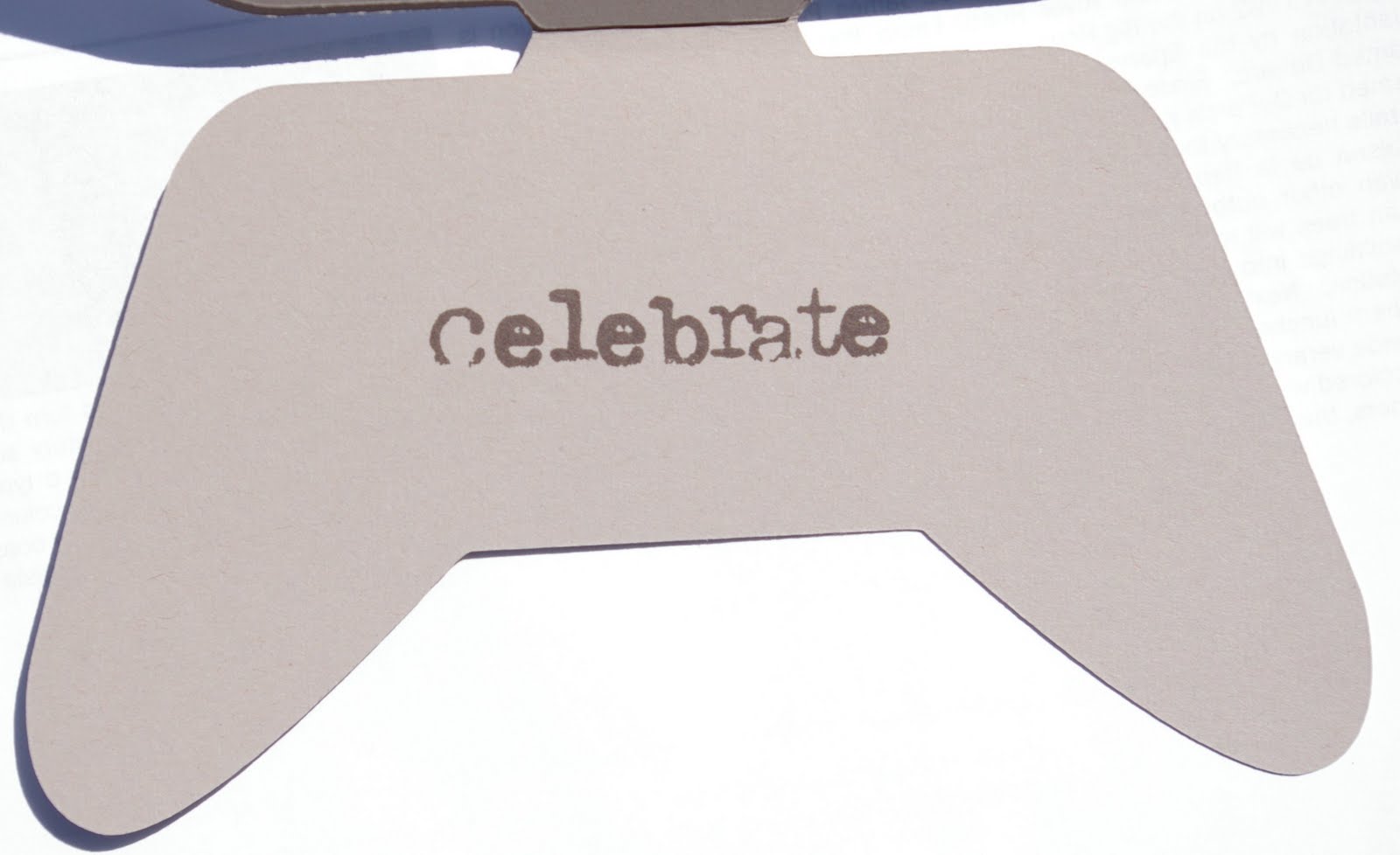 Snappy Scraps Game Controller card