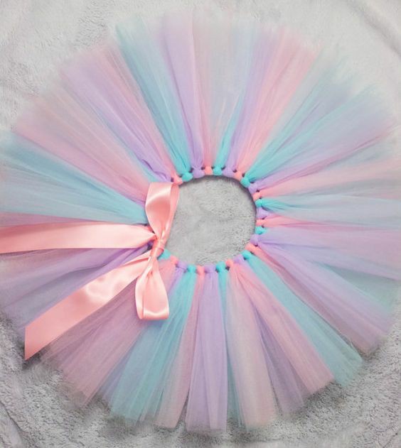 saia do unicornio tule