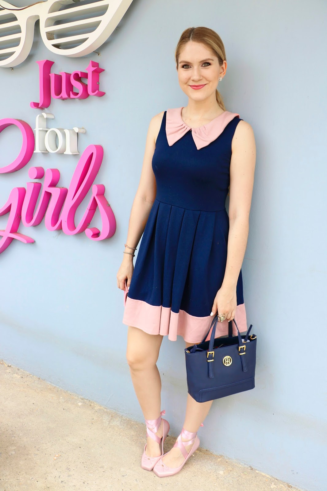 {Outfit} Pretty in Pink Ballerina Flats Marie McGrath
