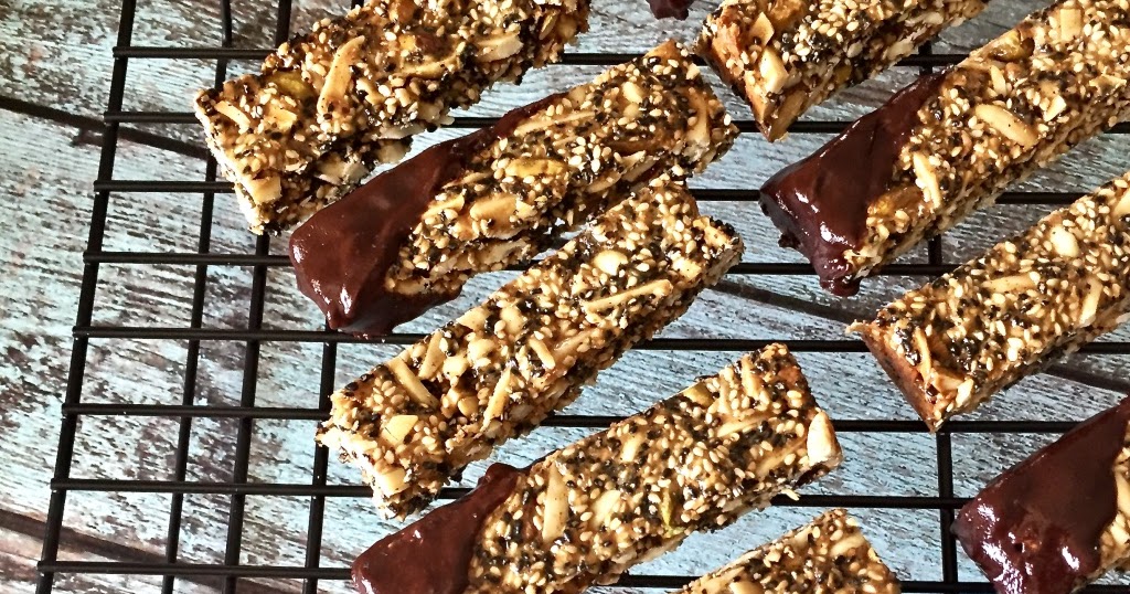 All That's Left Are The Crumbs ChocolateDipped Sesame Nut Bars CreativeCookieExchange