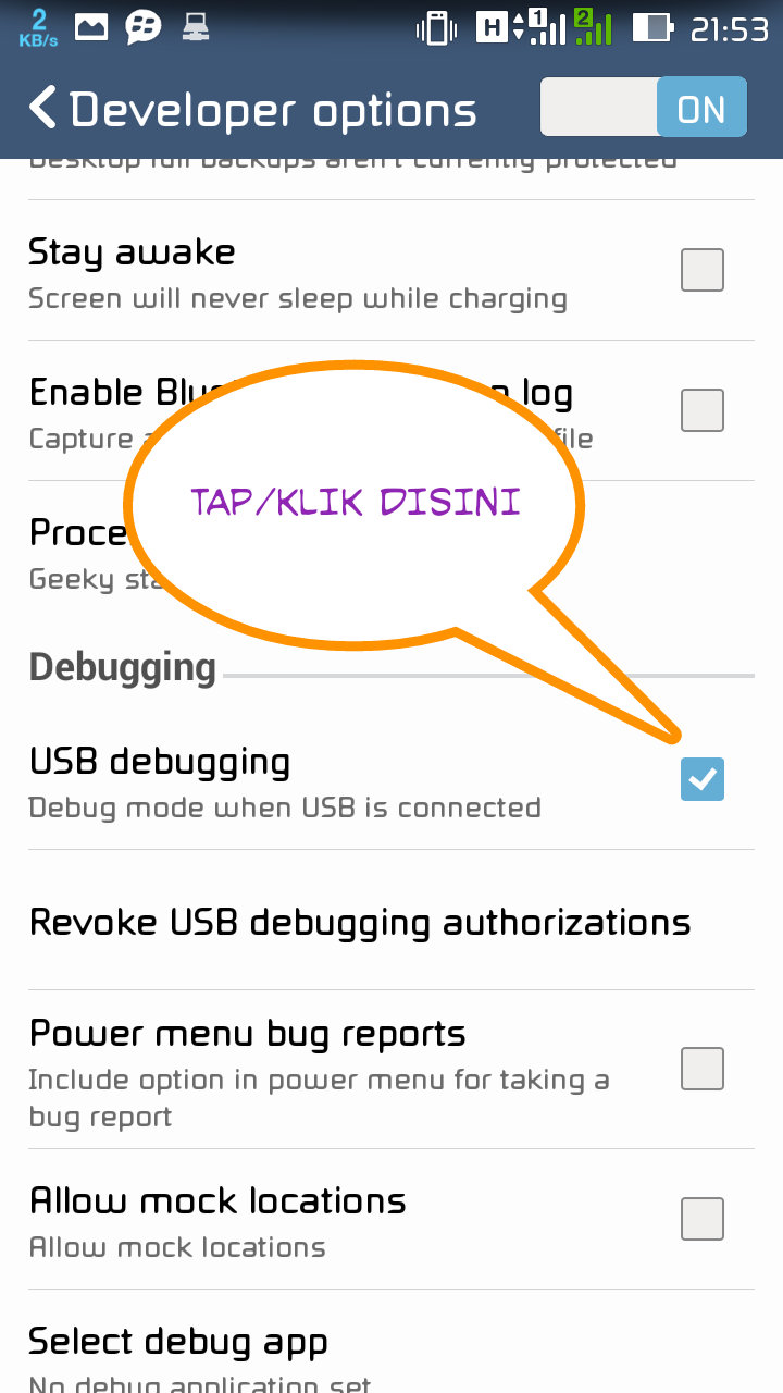 Cara Setting USB Debugging Zenfone 5 Cara Setting USB Debugging Zenfone 5