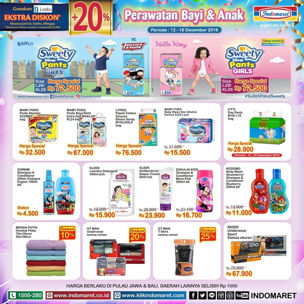 Indomaret - Promo Katalog Super Hemat Mingguan Periode 12 - 18 Desember 2018 Indomaret - Promo Katalog Super Hemat Mingguan Periode 12 - 18 Desember 2018