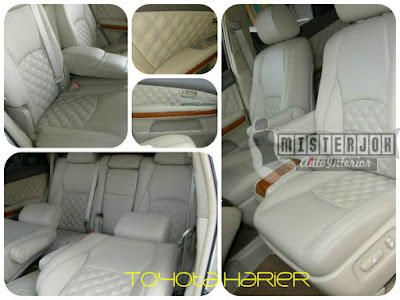 Jok Kulit Toyota Harrier Model Jok Wajik Harrier